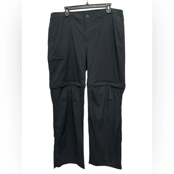 Gander Mountain Guide Series Convertible Zip Pants Women’s Size 18 Black Hiking - Picture 1 of 5
